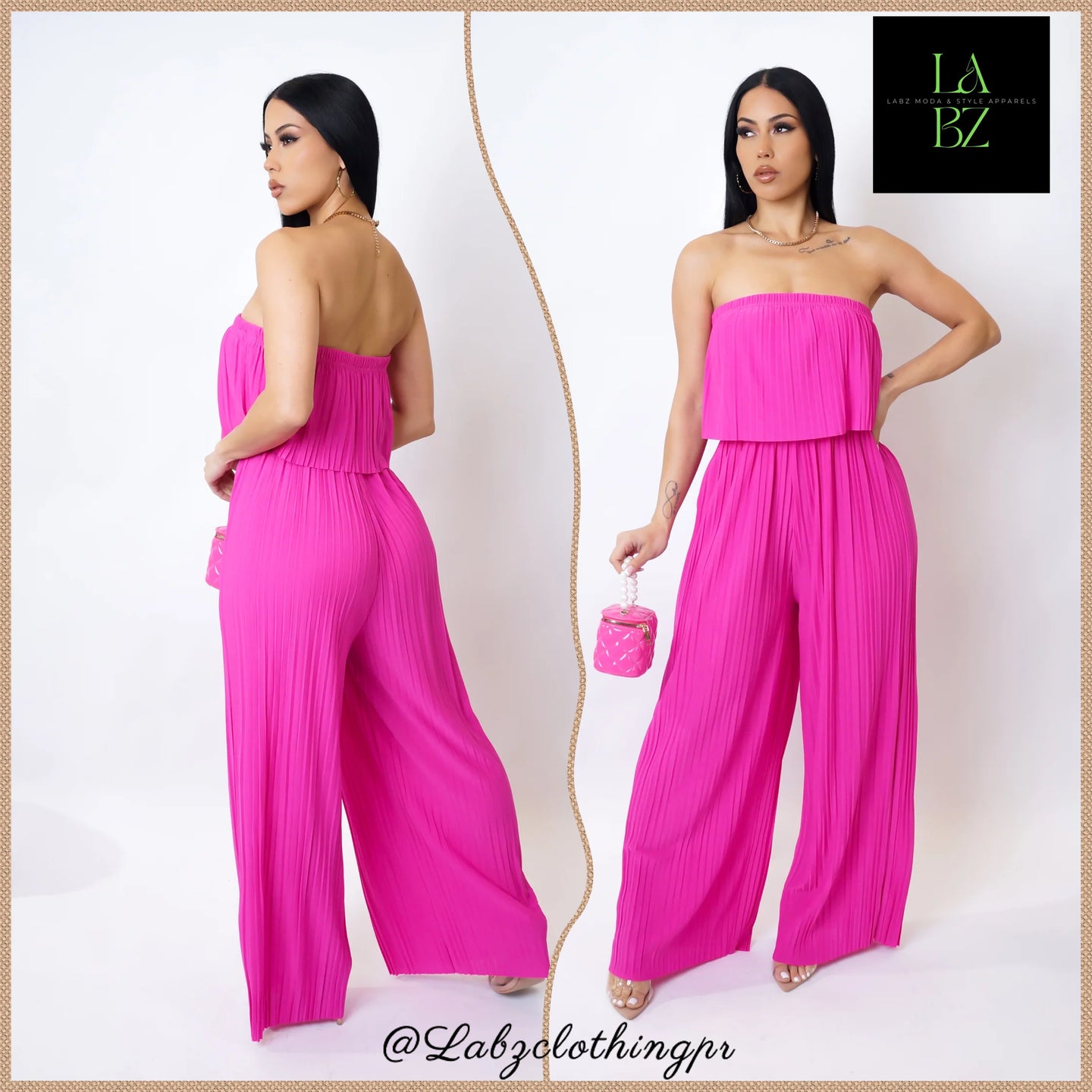 Jumpsuit magenta