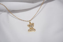 Cargar imagen en el visor de la galería, Rhinestone Tiny Bear Gold
