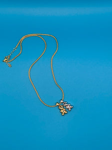 2 Tones necklace Bear