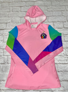 PINK RAINBOW LABBY HOODIE