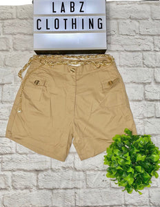 Tan Chain Short