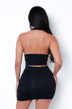 Cargar imagen en el visor de la galería, SEXY SKIRT BLACK SET
