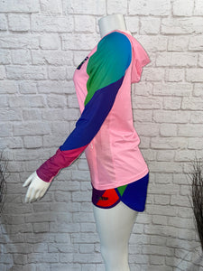 PINK RAINBOW LABBY HOODIE