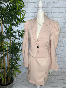 Blush Blazer Set