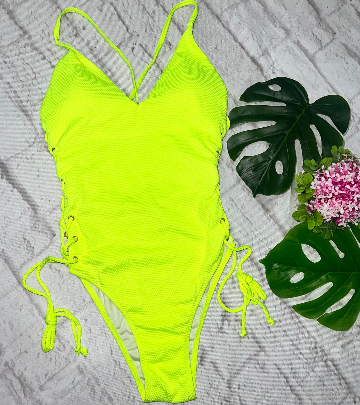 Neon one piece Suit