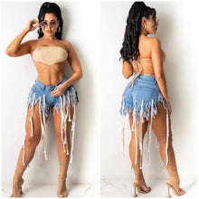 Cargar imagen en el visor de la galería, Cuerdas Denim Short pants
