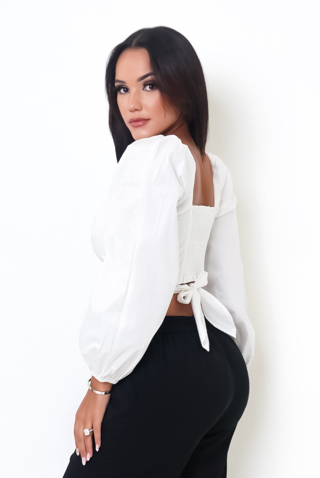 Isela White Top