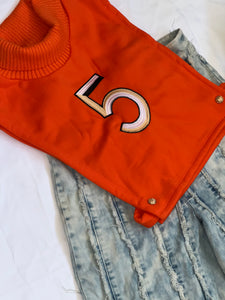 Lucky 5 Top- Orange