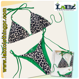 Leopard Green Bikini